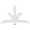 Ekena Millwork Davenport Architectural Grade PVC Gable Bracket, 72"W x 45"H x 4"D x 6"F, 15/12 Pitch GBP072X45X0406DAV00 - alternate 4